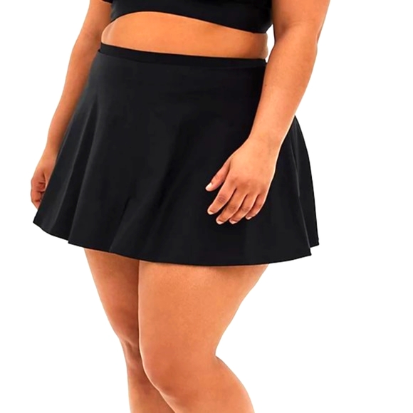 ❤️NWT VINTAGE TORRID HIGH-RISE LONG SWIM SKIRT WITH BRIEF - Picture 6 of 11